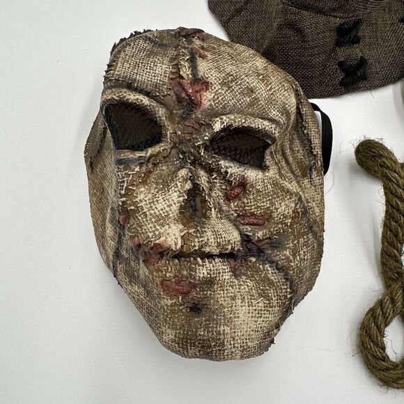 Spirit Halloween Child Creepy Scarecrow Costume Large (12-14) Spooky Scary Haunt - Picture 13 of 16